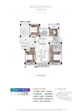 骏宏龙湾府户型,A2