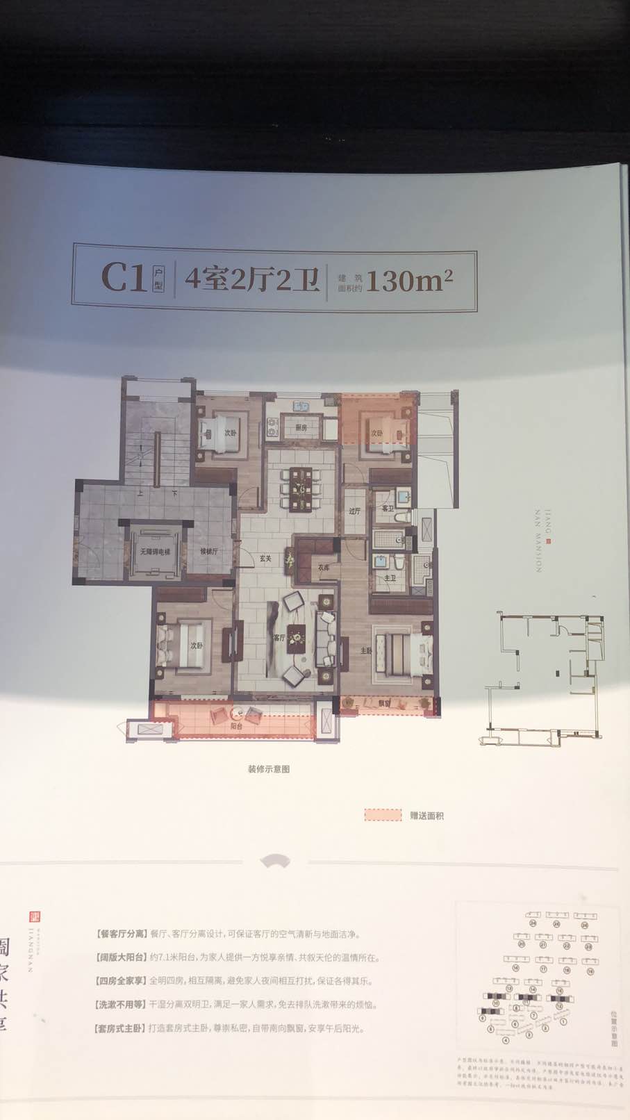 新市江南府C1户型户型图