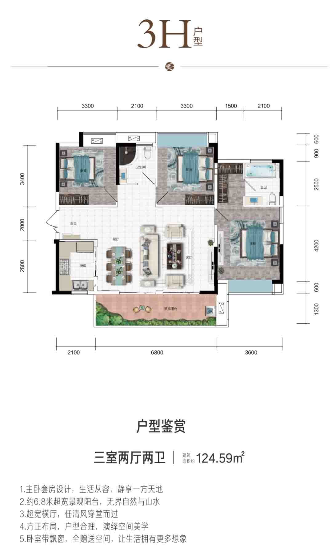 金龙金色时代户型,B