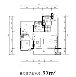 旭辉翡翠江来户型,翡翠江来