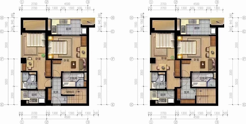 金宸金座4钥匙户型图