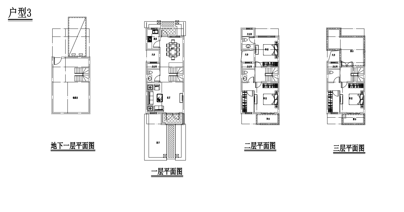 云湖十里江南B户型户型图