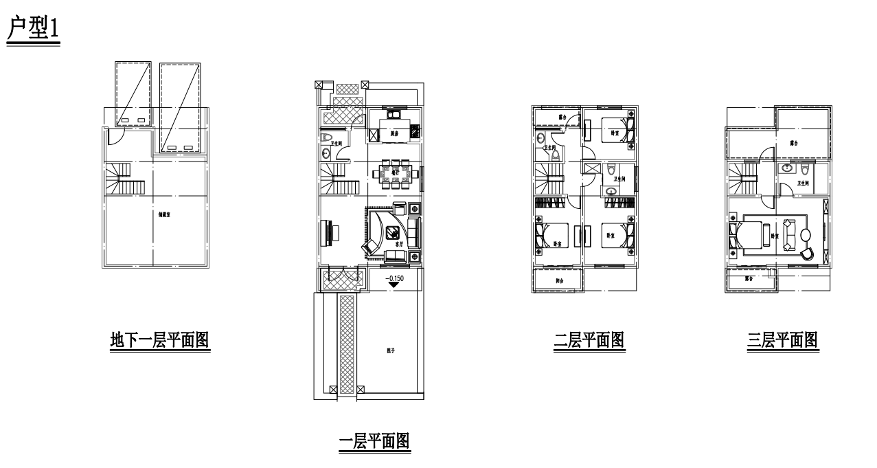 云湖十里江南B户型户型图