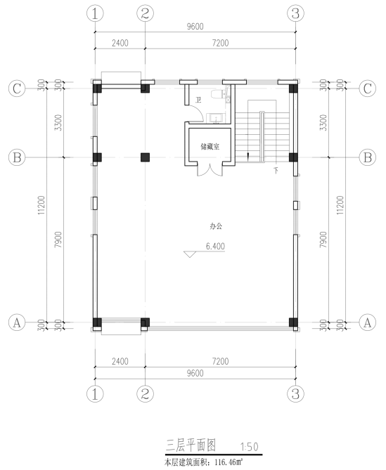 聚仁虹桥九境户型,三层户型