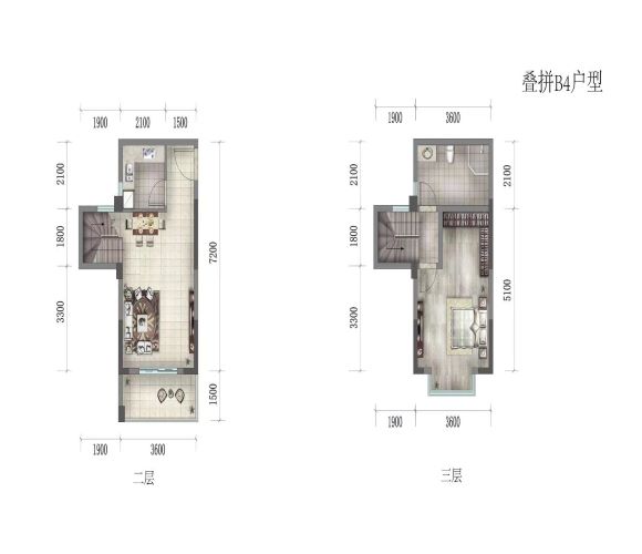 福星惠誉青城府B4户型户型图