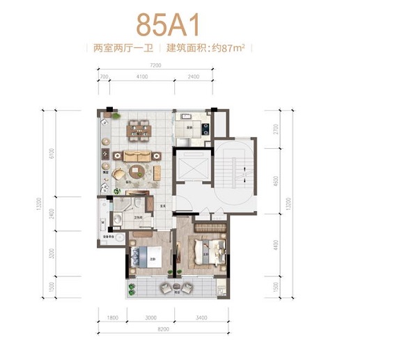 安吉天使小镇浅山明月户型-小柯网