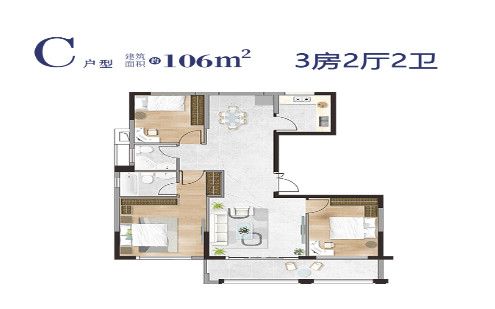 鸿瑞九龙湾户型-小柯网