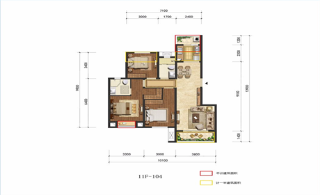 复地天府湾B户型户型图