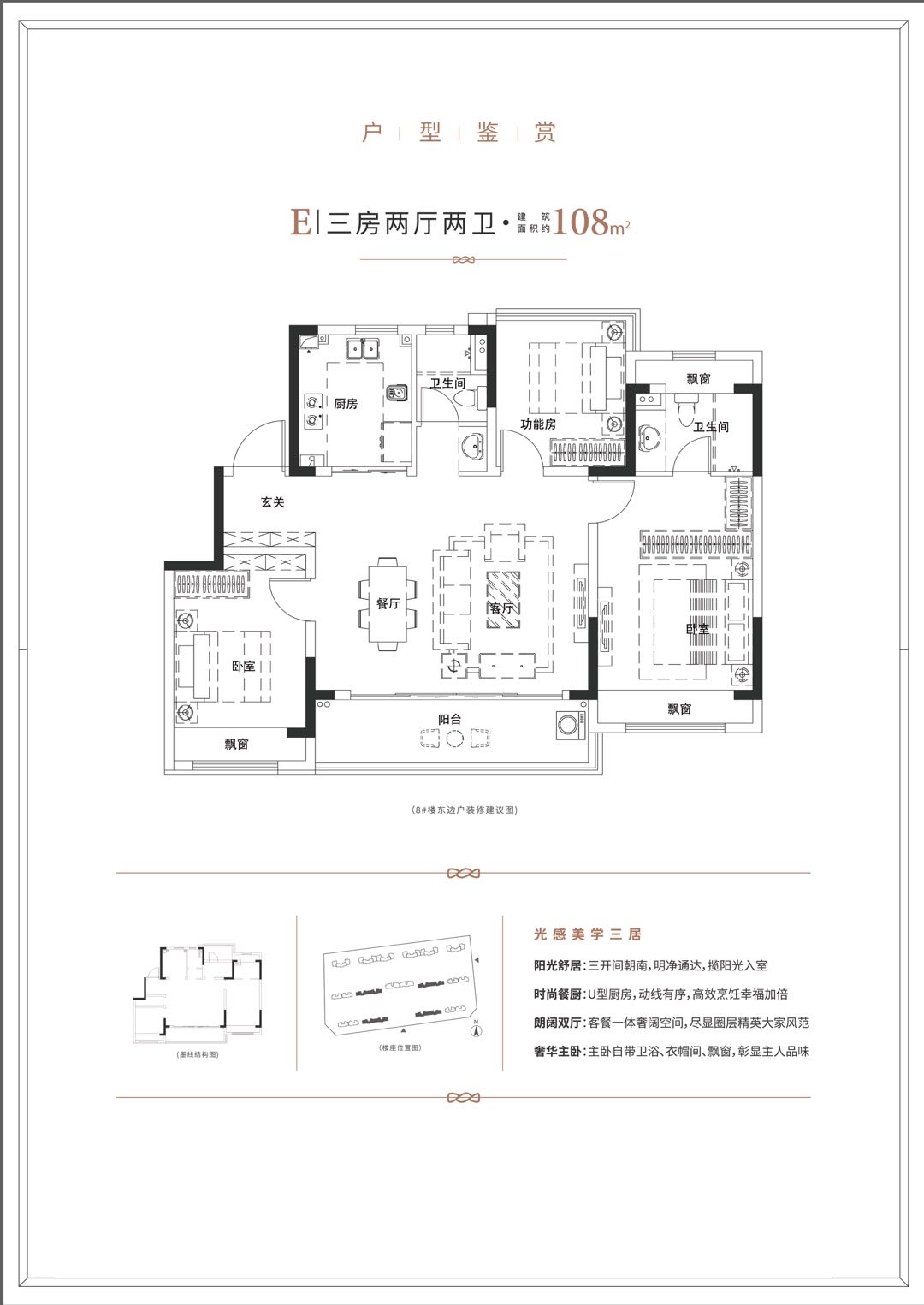 新天地熙照华庭E户型户型图