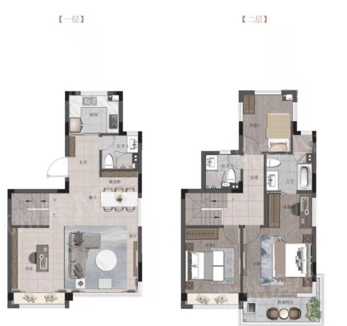 德信博宸君府B户型户型图