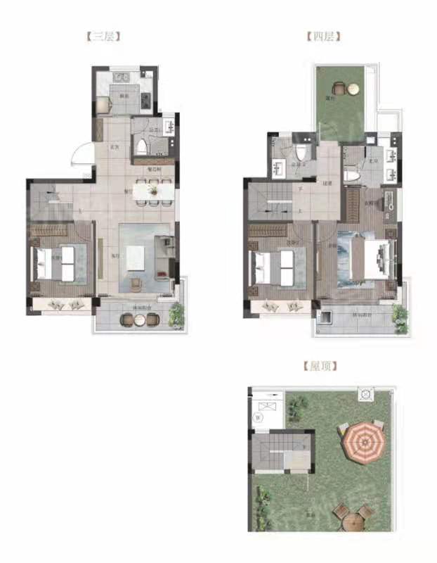 德信博宸君府B户型户型图