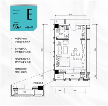 金地铂悦户型