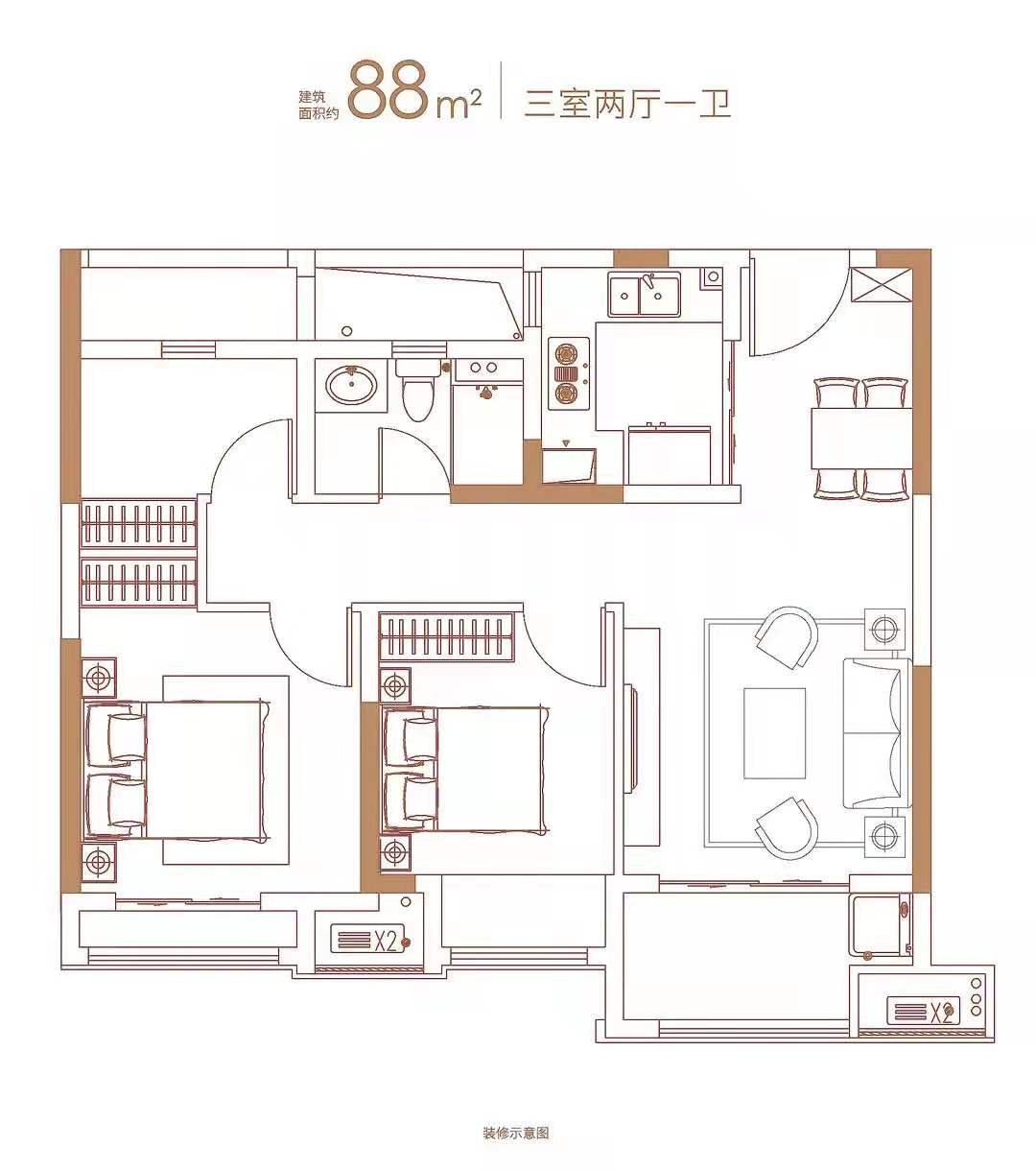 春和景庭户型-小柯网