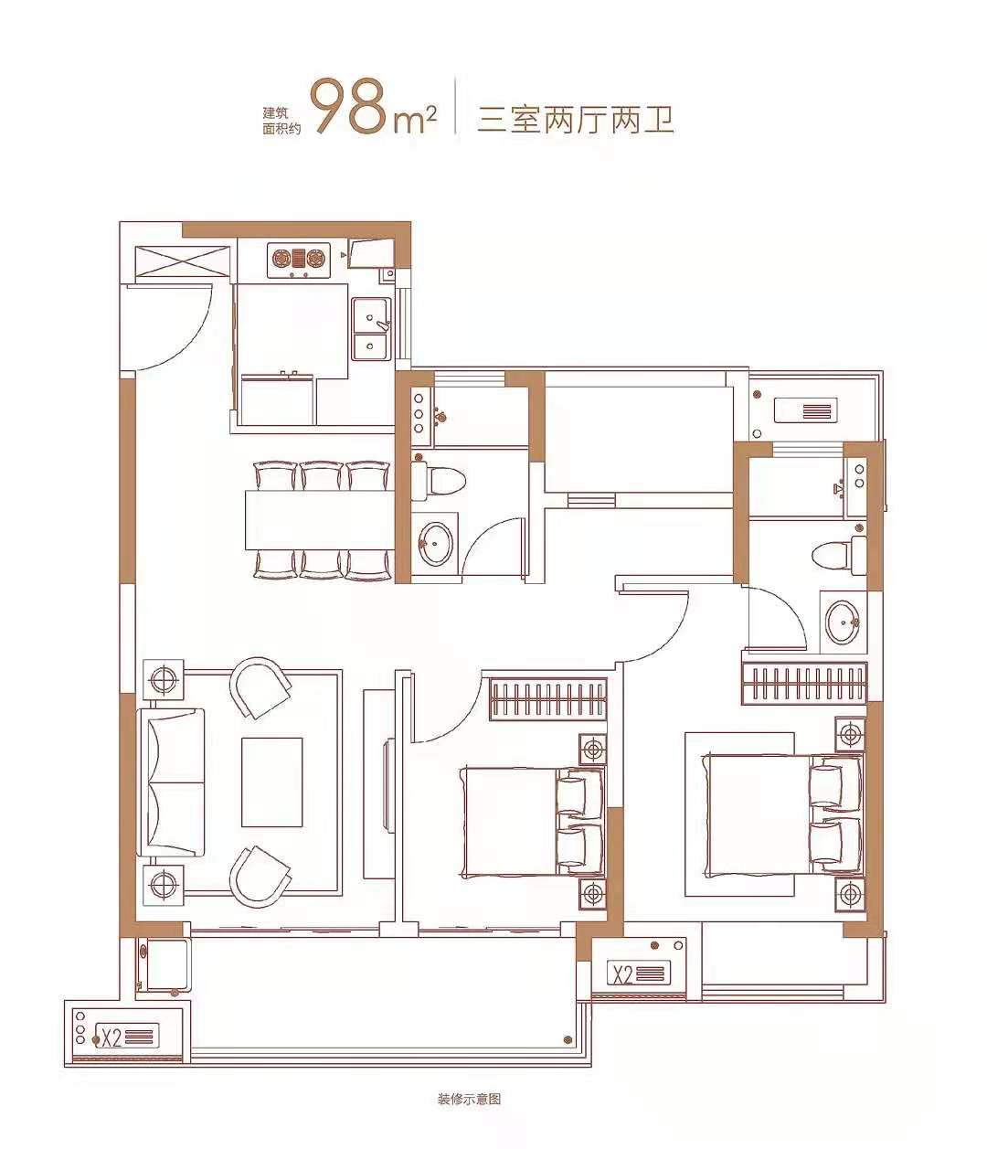 春和景庭户型-小柯网