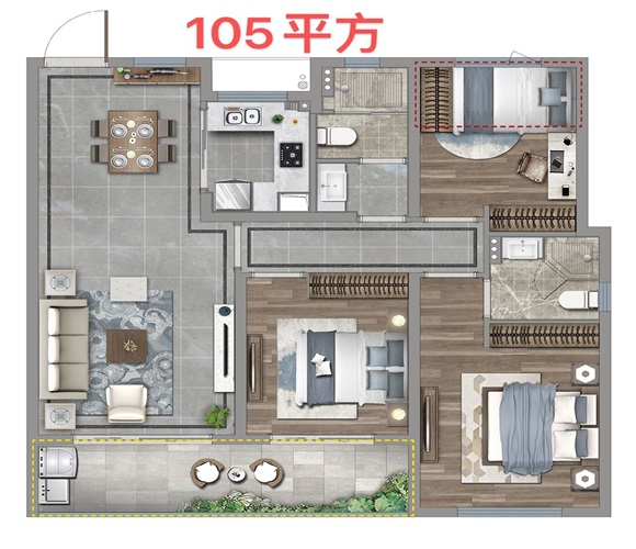 绿城明月春江小高层户型图