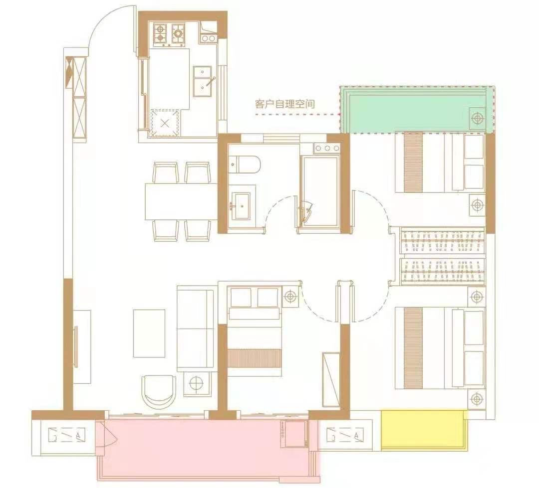 阳光城望湖苑户型B户型图