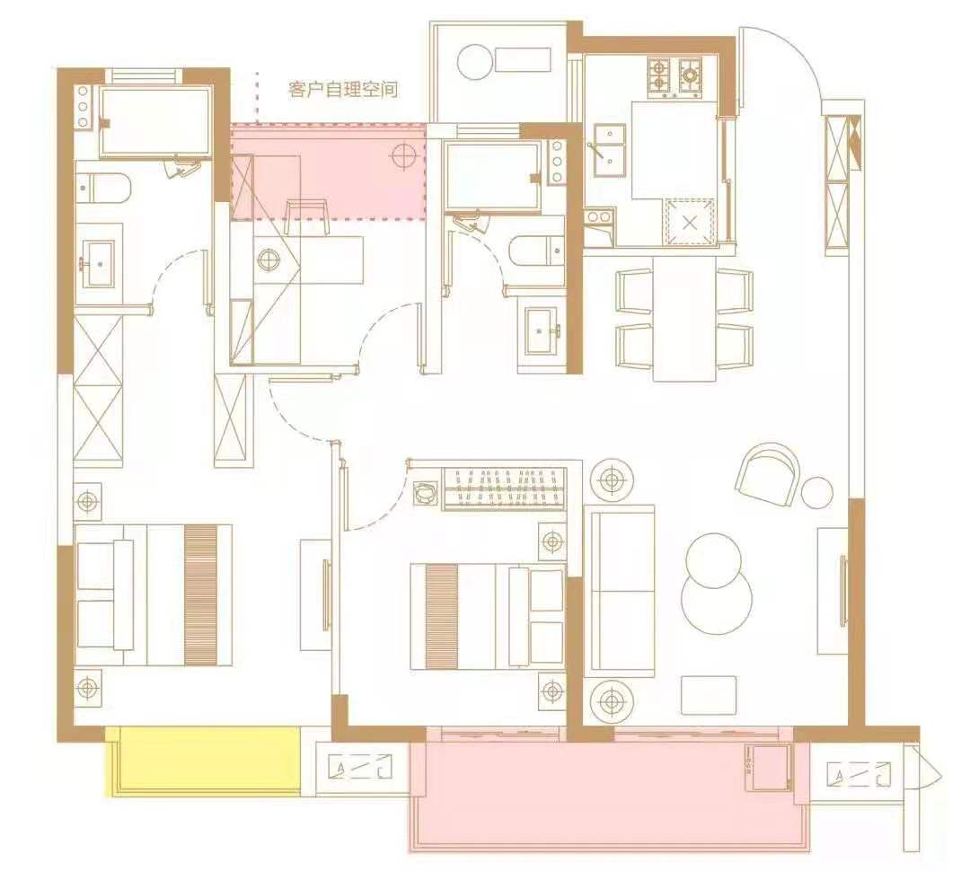 阳光城望湖苑户型C户型图