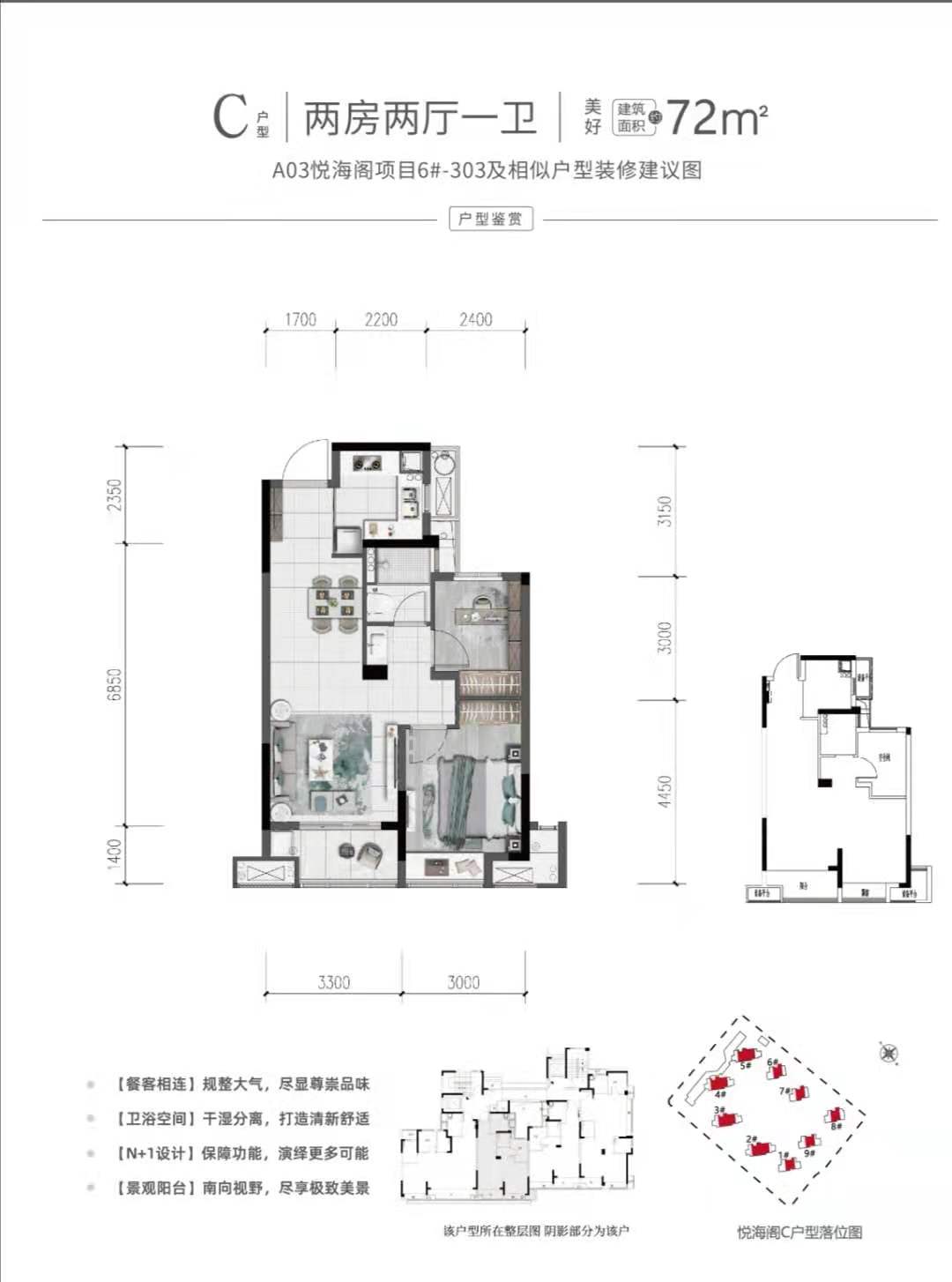 杭州湾融创文旅城户型,A1户型