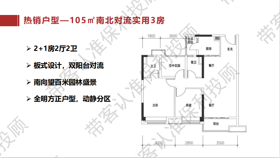 佛山保利中央公园户型