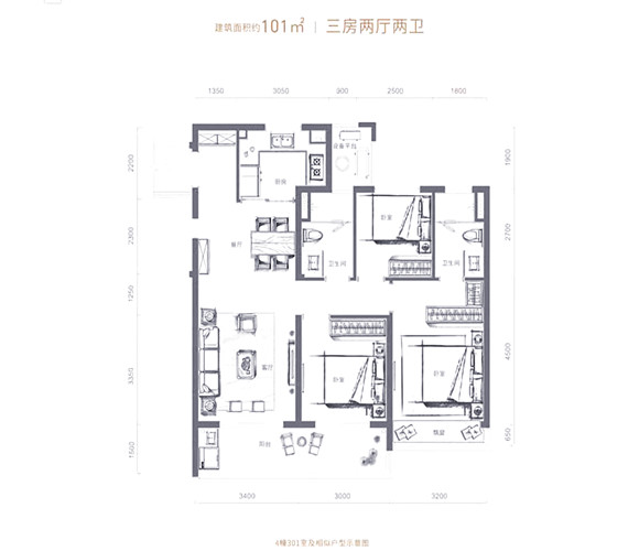 西房良语云缦户型-小柯网