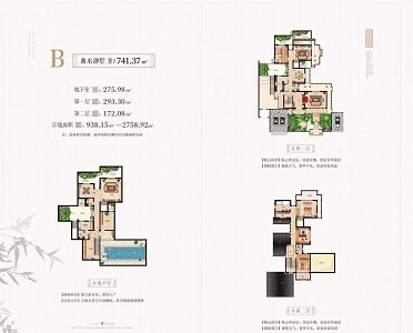 金庭复园B户型户型图