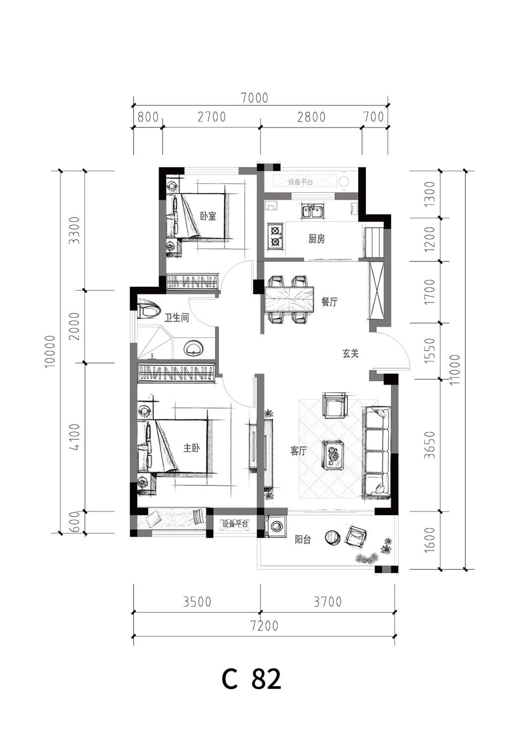 鸿翔宝龙北宸里【在售】户型