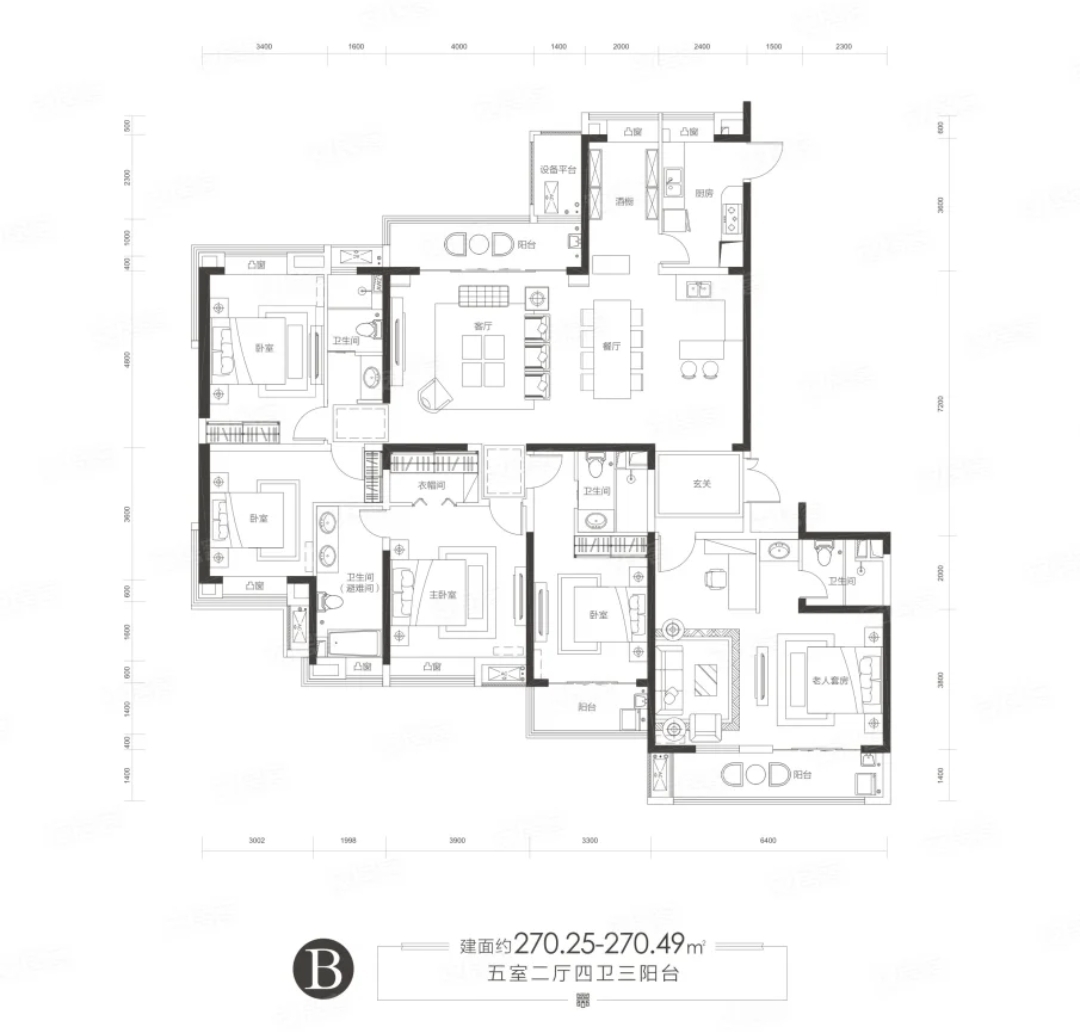 御江壹品青山樽户型,B户型