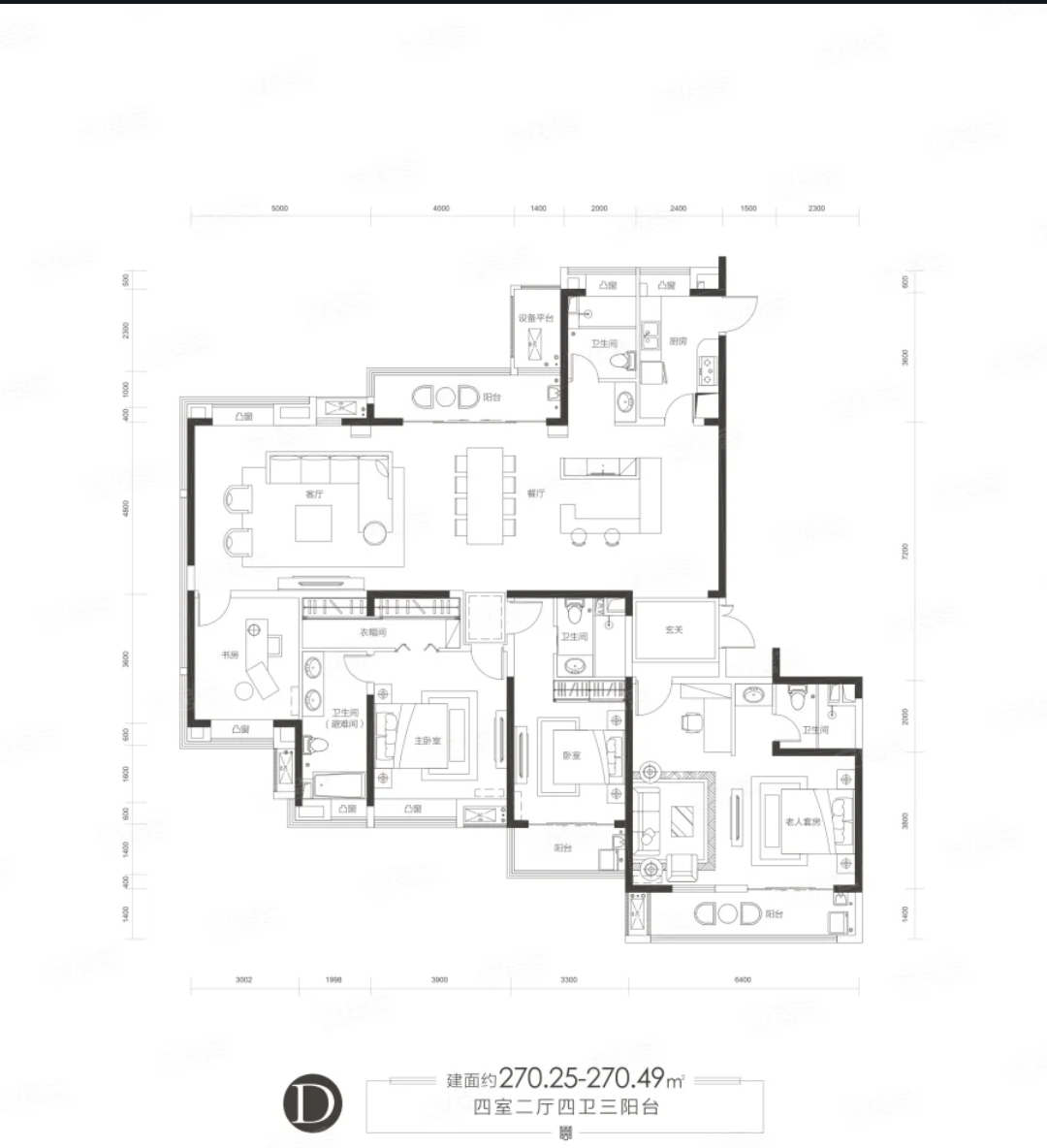 御江壹品青山樽户型,D户型