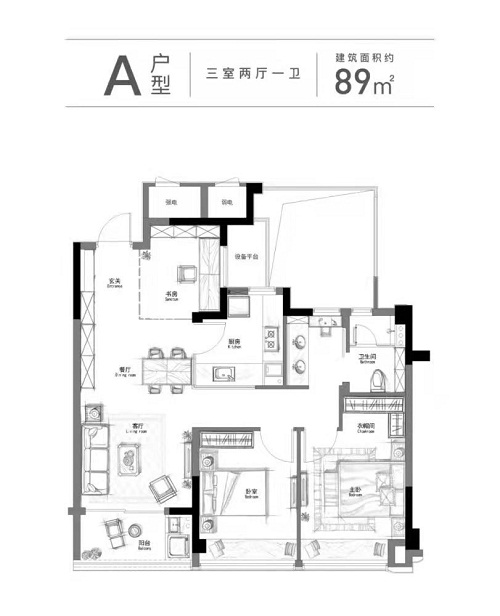 绿城山澜桂语轩户型