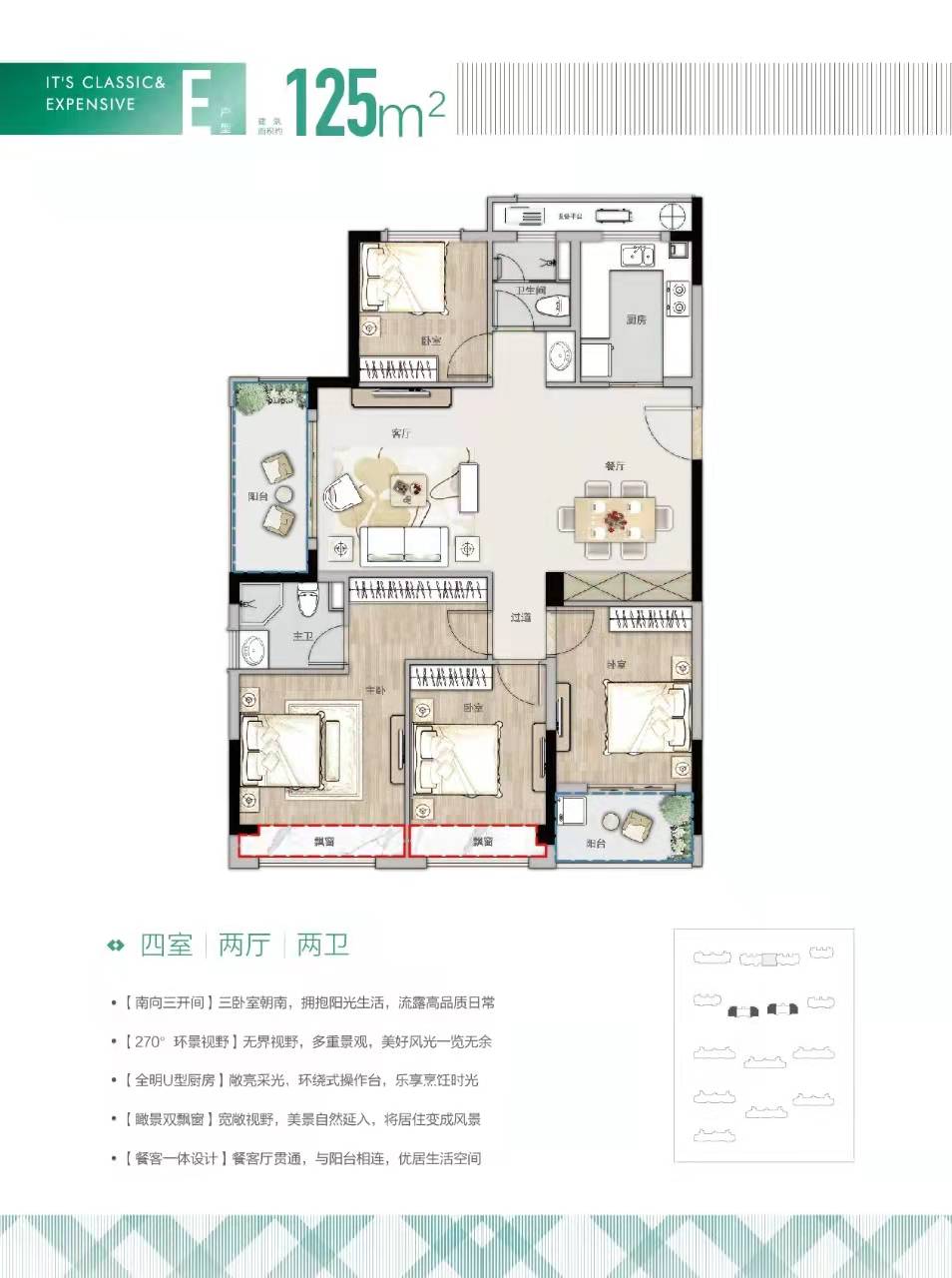 华景川融信晴芳园户型-小柯网