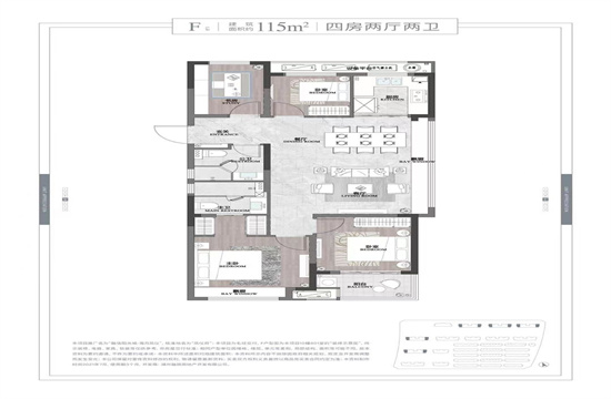 融信海月凤翎C户型户型图