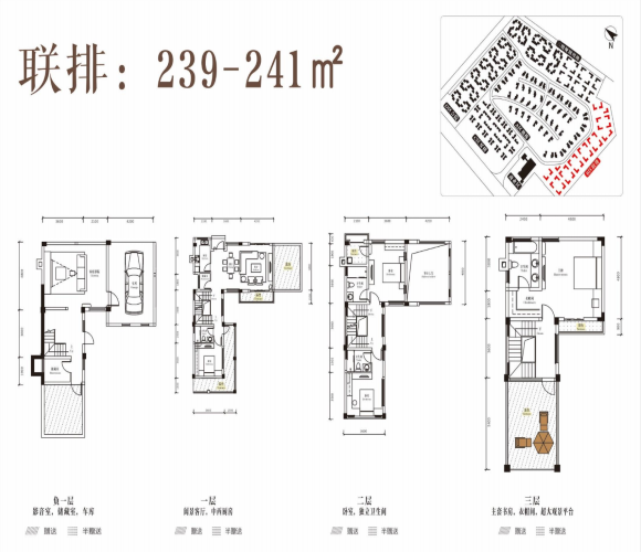 御青城户型,联排