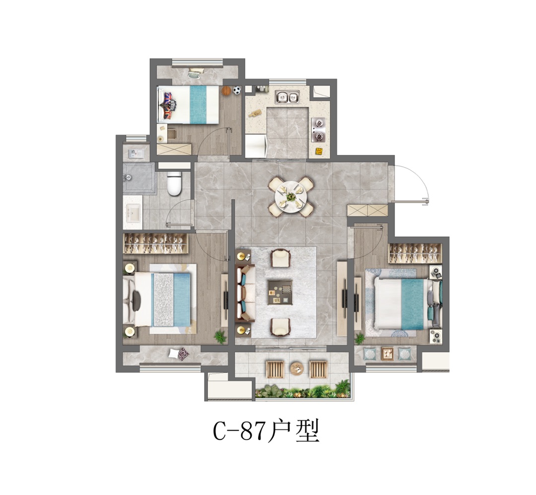 保利云湖壹号户型-小柯网