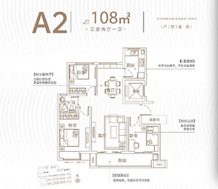 明发明博小镇B户型户型图