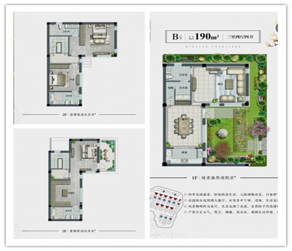 新隆明岚雅院户型,别墅