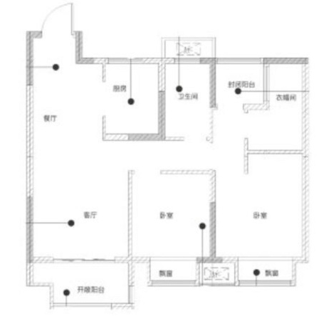 上坤望湖四季户型B户型图