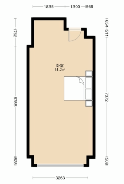 广奕天之星户型A户型图