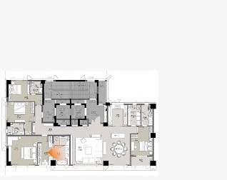 西投银泰城大平层A户型户型图