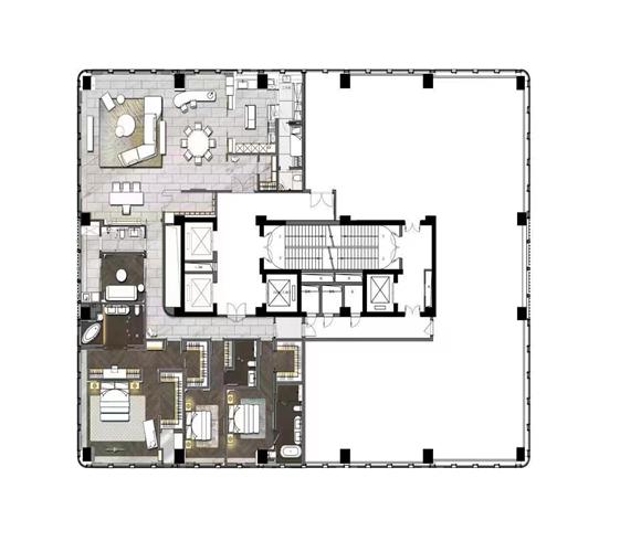 融泰云臻铭座A1户型图