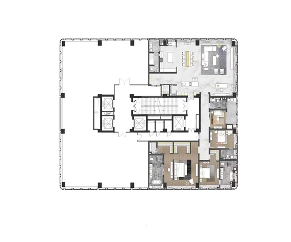 融泰云臻铭座A2户型图