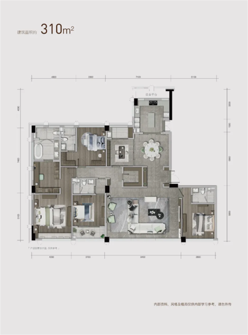 合景泰富揽月臻翠府A户型户型图