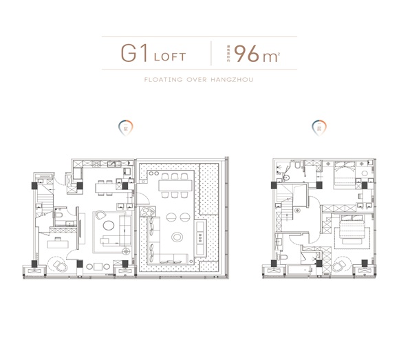 兴合望江中心G1户型图