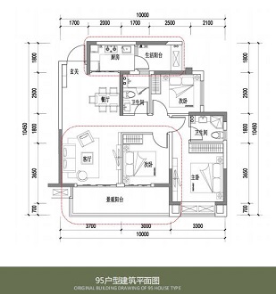 通威世地长湾B户型图