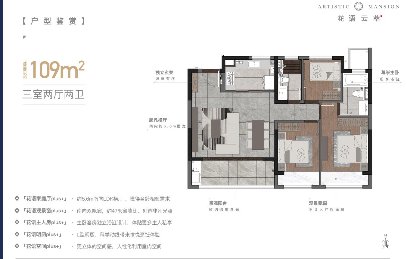 中铁建花语云萃户型