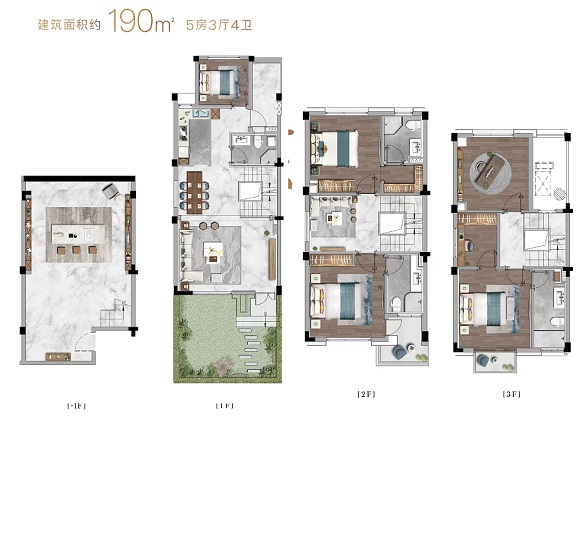 金银岛碧华丽山庄户型-小柯网