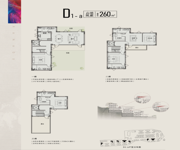 银泰仙女湖小镇合院户型-小柯网