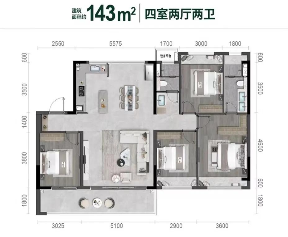 龙湖九里璟园户型-小柯网