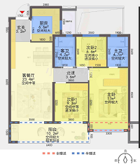 运晓花望府户型-小柯网