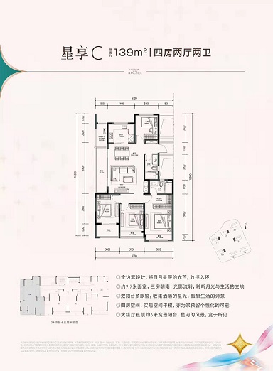 坤和绿城月依星河轩户型-小柯网