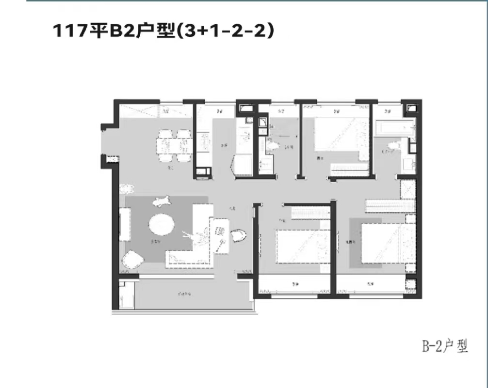 太湖朗郡户型C户型图